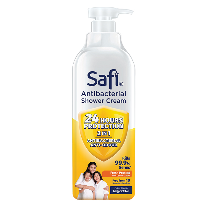 SAFI Anti-bacterial Shower - Fresh Protect / Bottle (950g)
